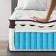 preview thumbnail 3 of 4, 10-Inch Memory Foam Firm Mattress with Breathable Flax Fabric Cover