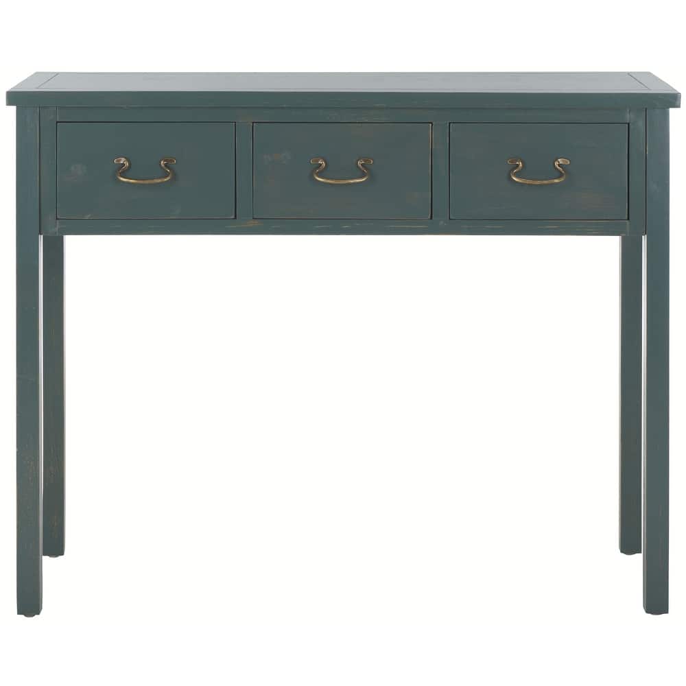 SAFAVIEH Marleine Antiqued Grey Console Table - 39.4" x 14.2" x 31.7" - 39Wx14Dx32H