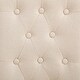 preview thumbnail 3 of 3, vidaXL Dining Chairs 4 pcs Cream Fabric - 16.5" x 20.3" x 37.4"