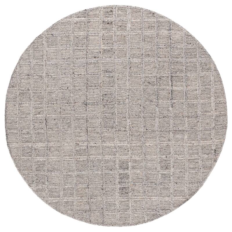 SAFAVIEH Handmade Pine Jaylin Wool Rug - 6' Round - Taupe