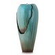 preview thumbnail 8 of 7, Alpine Corporation 33" Tall Water Jar Fountain with LED Light, Turquoise