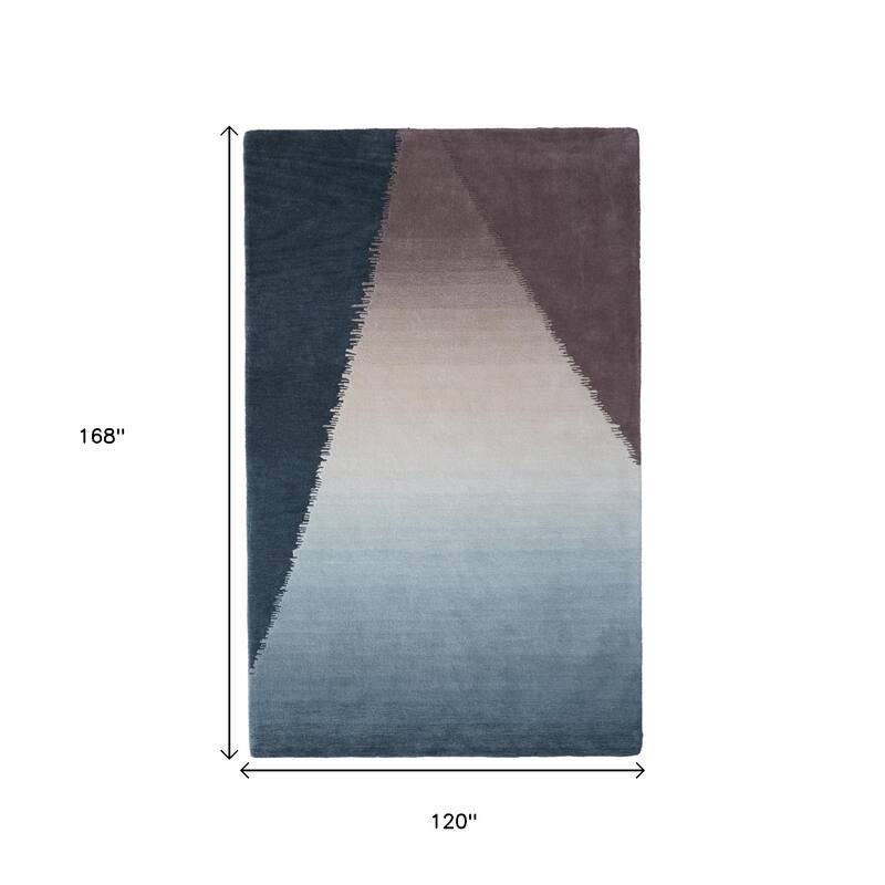 HomeRoots Geometric Casual Rectangle Area Rug