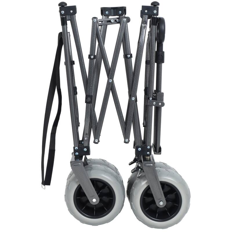 300L Heavy-Duty Wagon - 9"x4" All-Terrain Wheels, 480lb Capacity