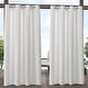 preview thumbnail 1 of 8, ATI Home Aztec Indoor/Outdoor Grommet Top Curtain Panel Pair 54X120 - White