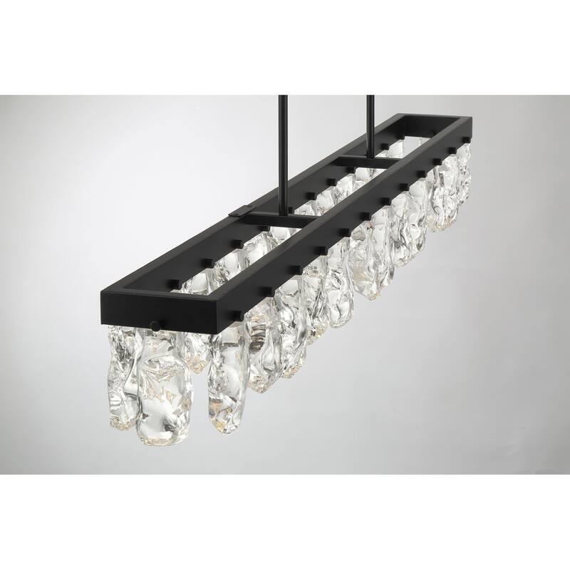 Kovacs P1498-L Artic Glacier 48" Wide LED Crystal Linear Chandelier
