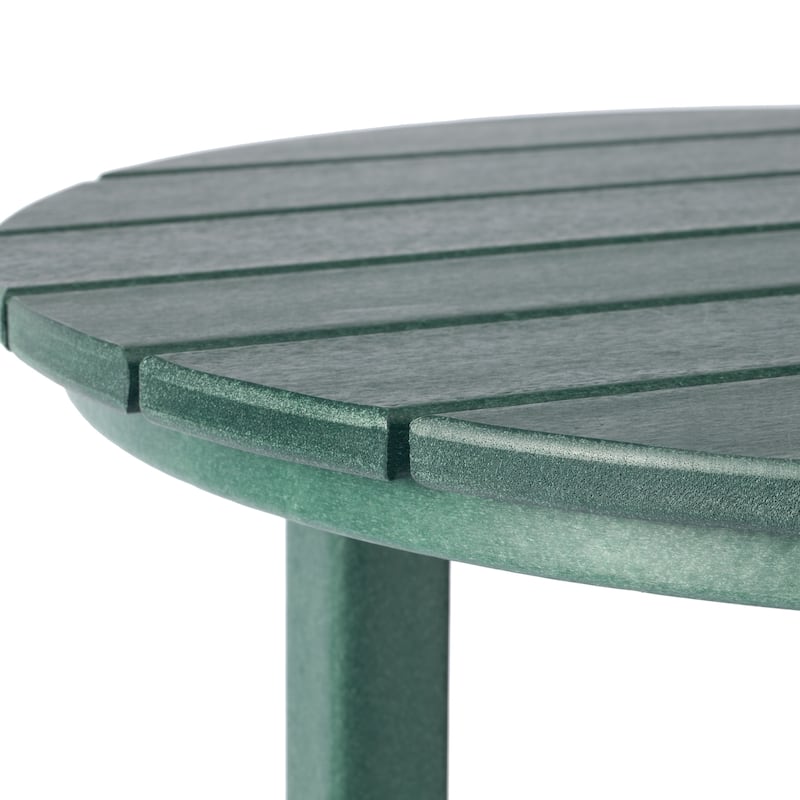 Laguna Hdpe All Weather Outdoor Patio 24" Round Counter Bistro Table