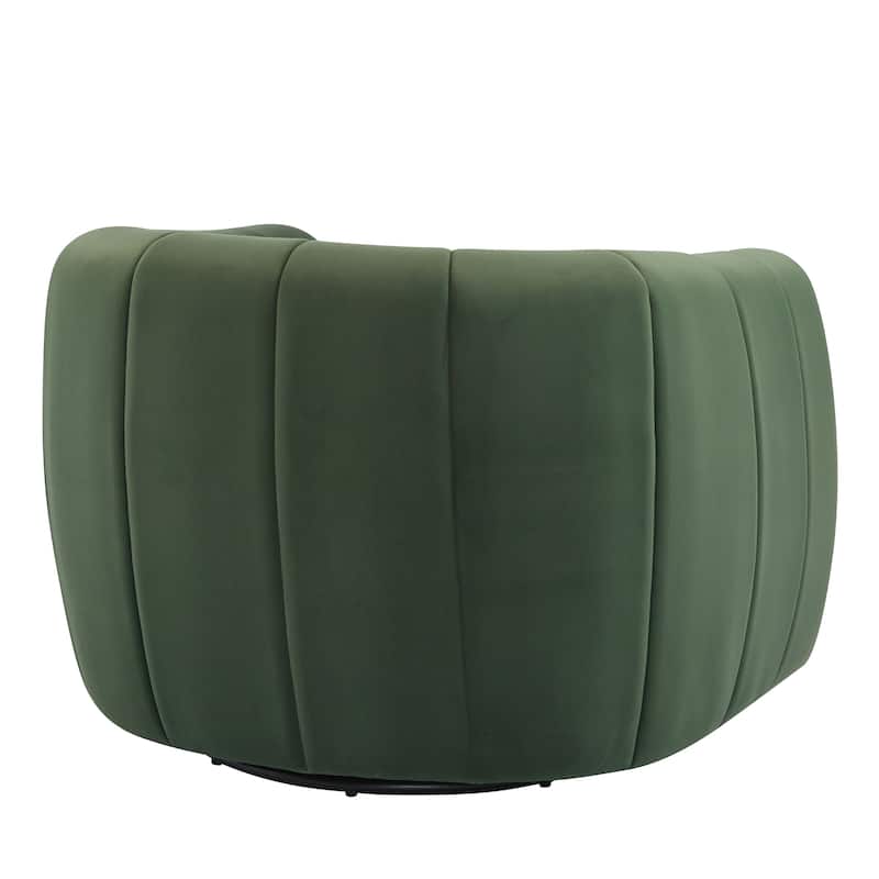 Monroe Indoor Modern Swivel Club Chair by Christopher Knight Home