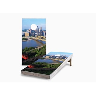 Pittsburgh Corn Hole Board Set with Carry Case - Bed Bath & Beyond ...