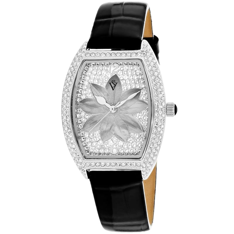 Christian Van Sant Women's Lotus White Dial Watch - CV4850 - One Size