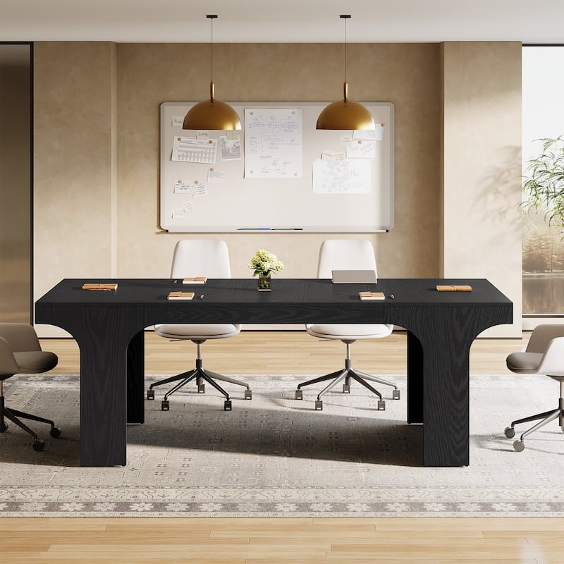Large Executive Conference Table, Office Meeting Table, Boardroom Computer Writing Desk Workstation Accent Table