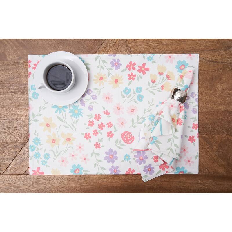 Bunnies & Blooms Placemat Set 6