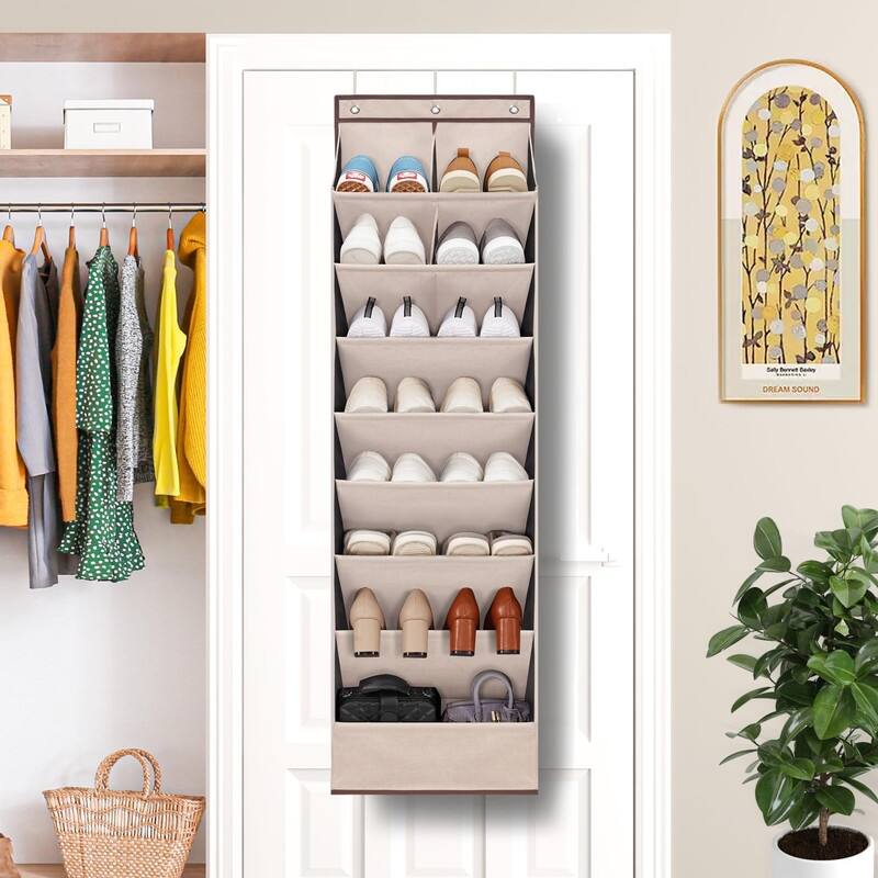 Over the Door Shoe Organizer with 10 Pockets