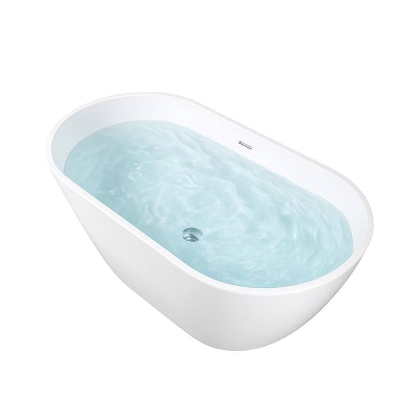 KBV 67'' x 29" Freestanding Soaking Acrylic Bathtub GTBT0002 - 67"