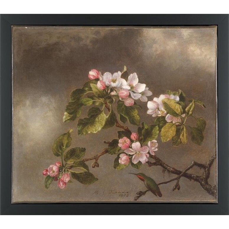 Shop Easy Art Prints Martin Johnson Heade S Hummingbird And Apple