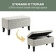 preview thumbnail 15 of 42, Convenience Concepts Designs4Comfort Winslow Storage Ottoman Bench
