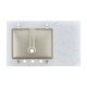 preview thumbnail 7 of 13, BATHLET 36 inch Carrara Marble Top White Bathroom Vanity Set