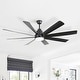 preview thumbnail 74 of 128, Sofucor 52/66/72/76/84Inch Large Ceiling Fan with Dimmable LED Light ,Remote&APP Control,8 Blades for Large Living Room,Porch