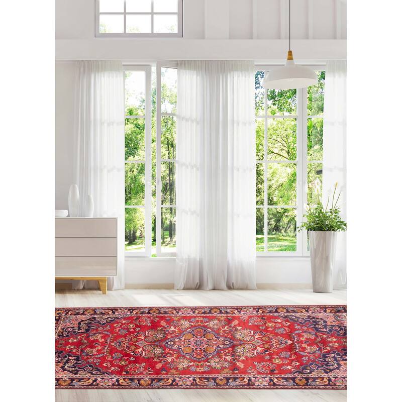 ECARPETGALLERY Hand-knotted Anadol Red Wool Rug - 5'3 x 9'7
