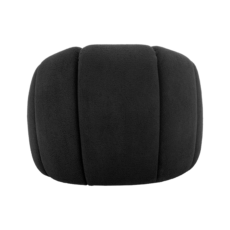NPD Furniture Callista Boucle Swivel Accent Chair