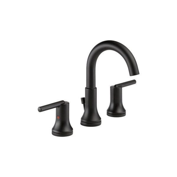 Delta 3559-MPU Trinsic Widespread Bathroom Faucet with Metal Drain Assembly - Includes Lifetime Warranty - N/A