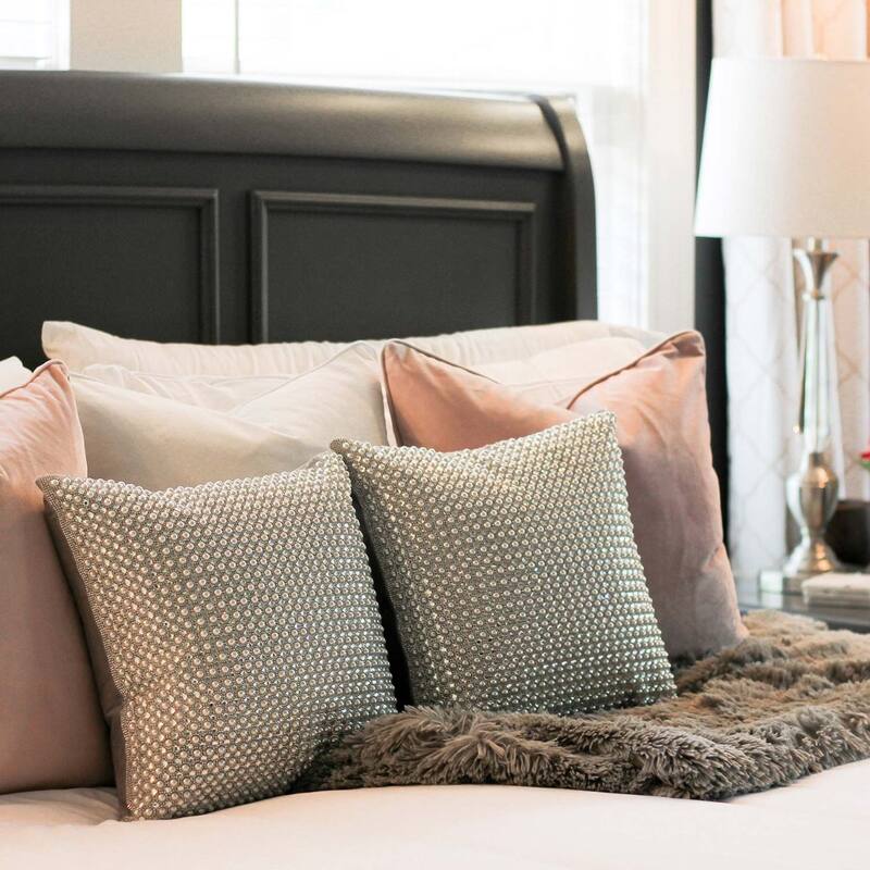 Sparkles Home Montaigne Pillow - 16x16 - Pearl