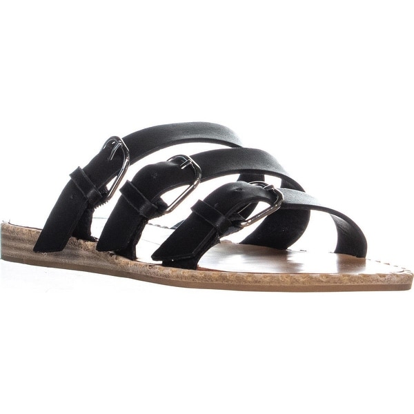 triple buckle sandals