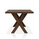 preview thumbnail 6 of 9, Mav Transitional Walnut 47-inch Solid Wood Coffee Table by Furniture of America