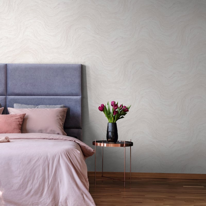 Galerie Wallcoverings Bricks and More Collection Marble Optic Matte Finish Vinyl on Non-woven Wallpaper Roll