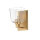 preview thumbnail 1 of 8, Maxim 21381 Cubos 9" Tall Wall Sconce Natural Aged Brass