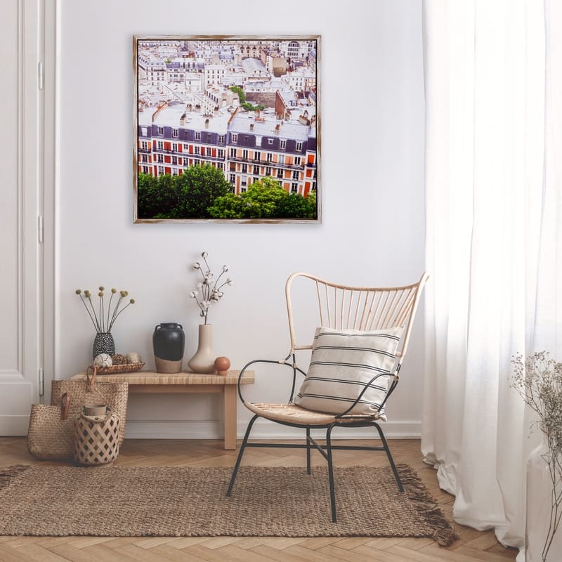 'Au Revoir II' - 32"x32" Photo by Veronica Olson, Printed on Canvas, Framed