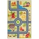 preview thumbnail 34 of 54, SAFAVIEH Kids Playhouse Machine Washable Slip Resistant Fazlie Neighborhood Rug 2'2" x 4' - Light Green/Dark Grey