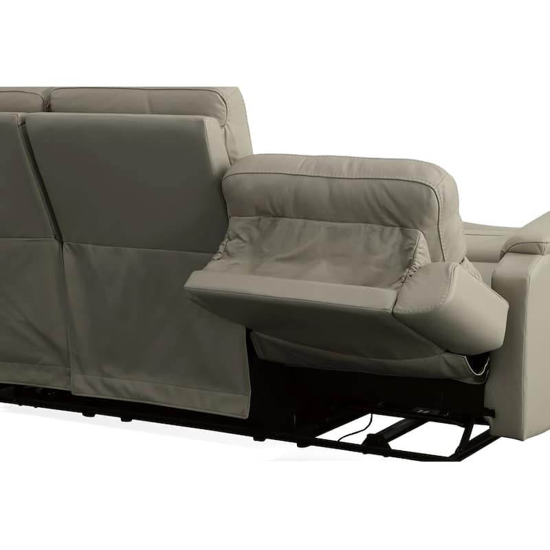 Easton Power Reclining Sofa with Power Headrests & Lumbar by Flexsteel