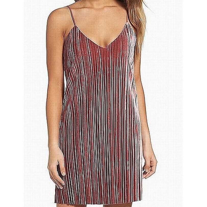 bardot velvet slip dress