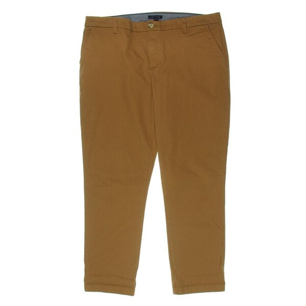 tommy hilfiger khaki pants slim fit