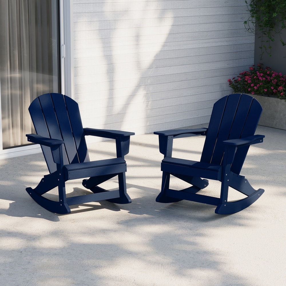 Laguna Hdpe All Weather Outdoor Patio Rocking Chair (Set of 2)