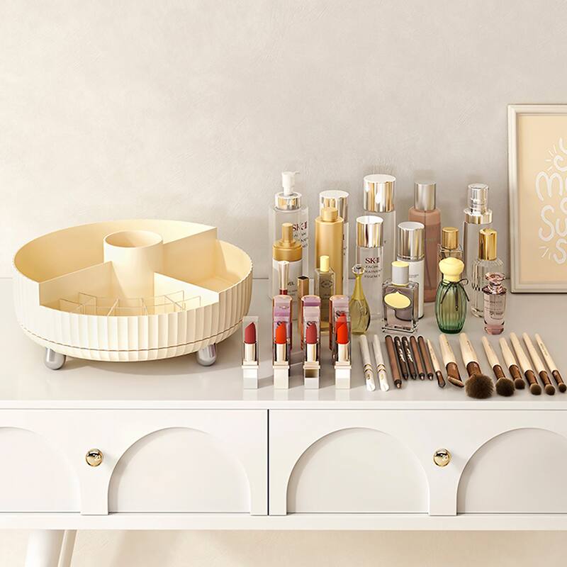 Rotating Makeup Organizer, Cosmetic Storage Display Case