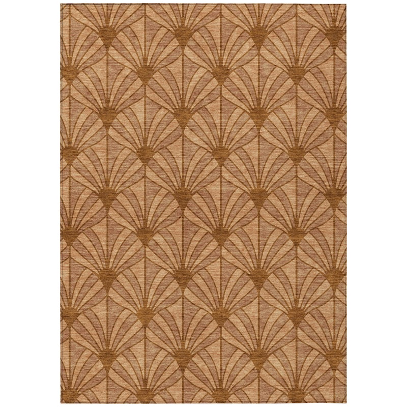 Machine Washable Indoor/ Outdoor Casual Kim Chantille Rug