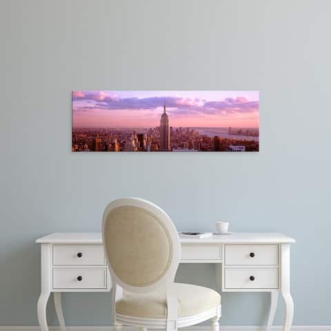 Easy Art Prints Panoramic Image 'Rockefeller Center, Midtown Manhattan, New York City, New York' Canvas Art