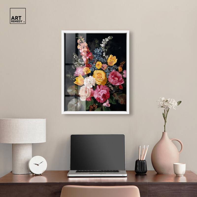 Garden Richness I Shadowbox by Art Remedy