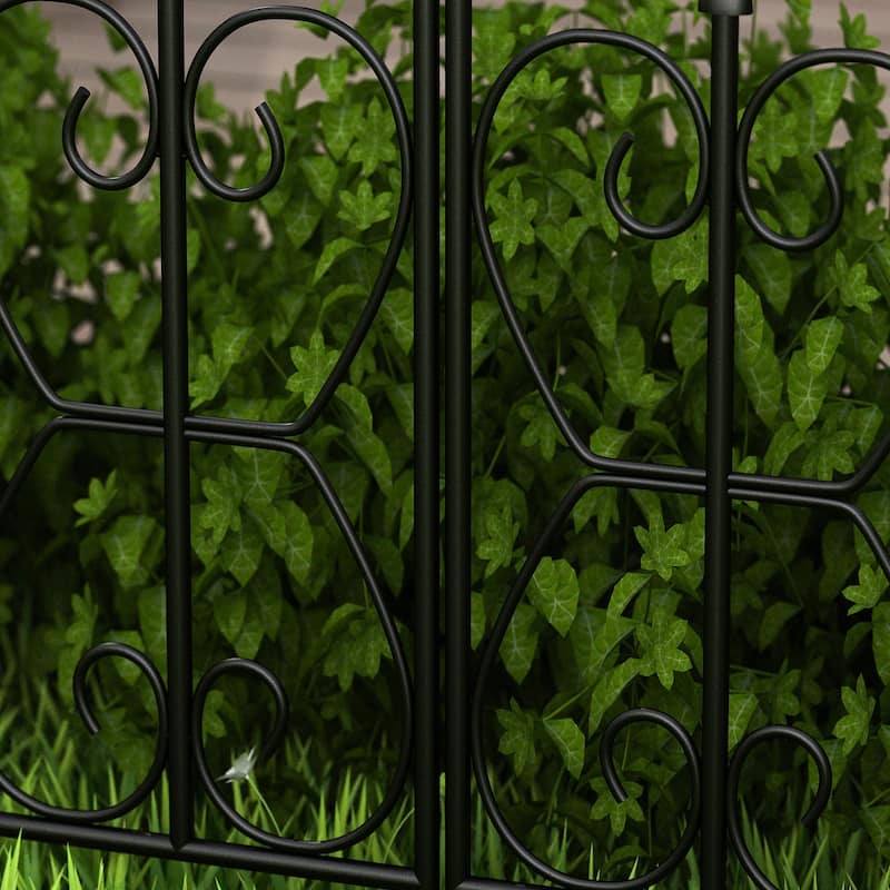 24"W x 32"H Decorative Metal Fence Panel(10 Pieces)