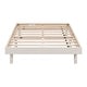 preview thumbnail 6 of 7, Floating Platform Bed Frame/ No Box Spring Needed, White Washed