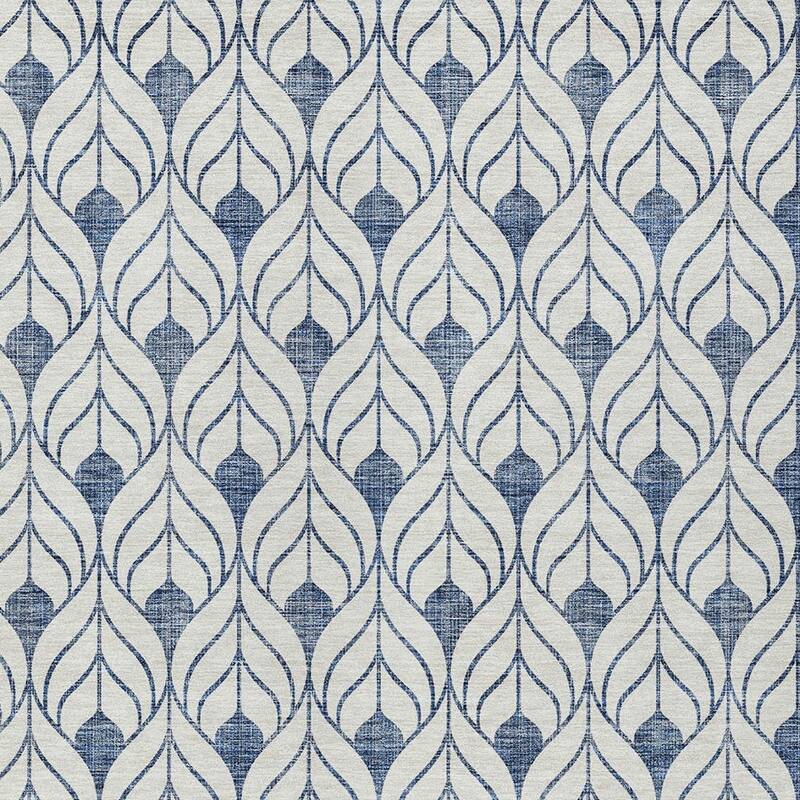 HomeRoots Geometric Transitional Rectangle Outdoor Rug