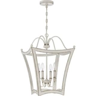 Summerford 4-Light Pendant in Antique White