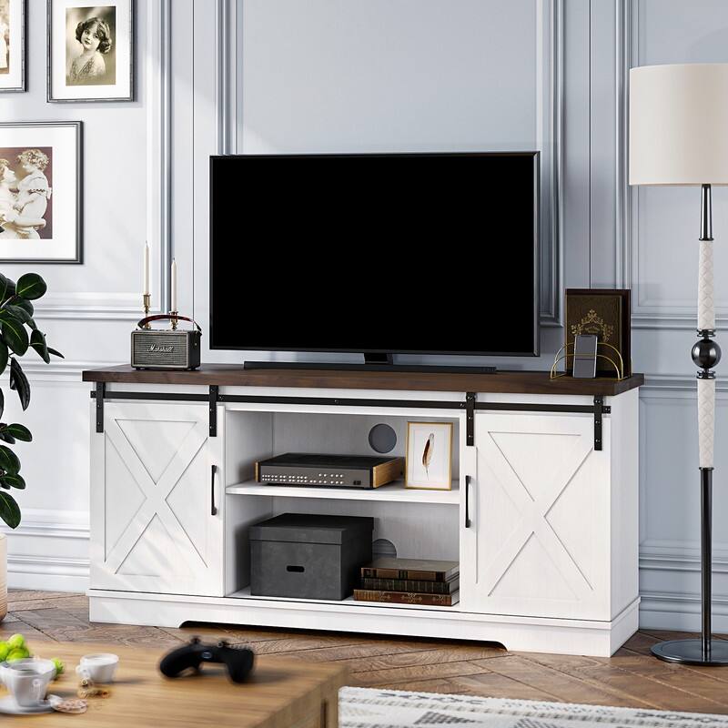 Barn Door TV Cabinet