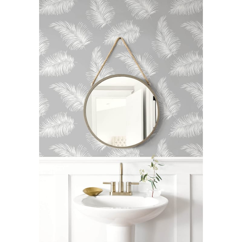Luxe Haven Tossed Palm Peel and Stick Wallpaper
