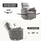 preview thumbnail 48 of 68, HOMYKA Power Rocker Swivel Recliner with USB and Type-C Ports