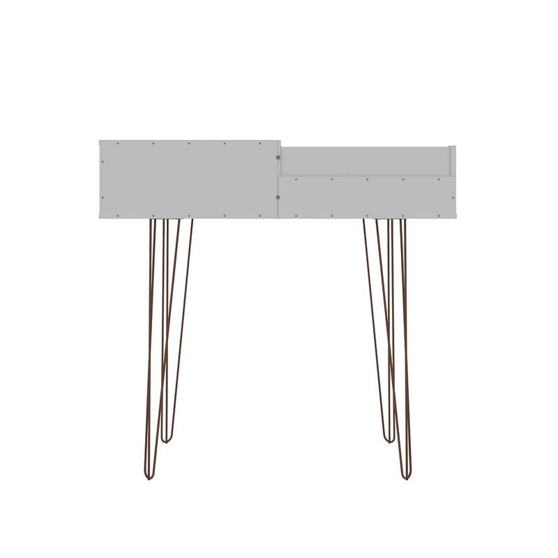 Manhattan Comfort Rockefeller 39.37 Entryway Console with 3 Compartments