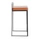 preview thumbnail 4 of 15, Porch & Den Forrest Black Stackable Fully Welded Counter Stool (Set of 3)