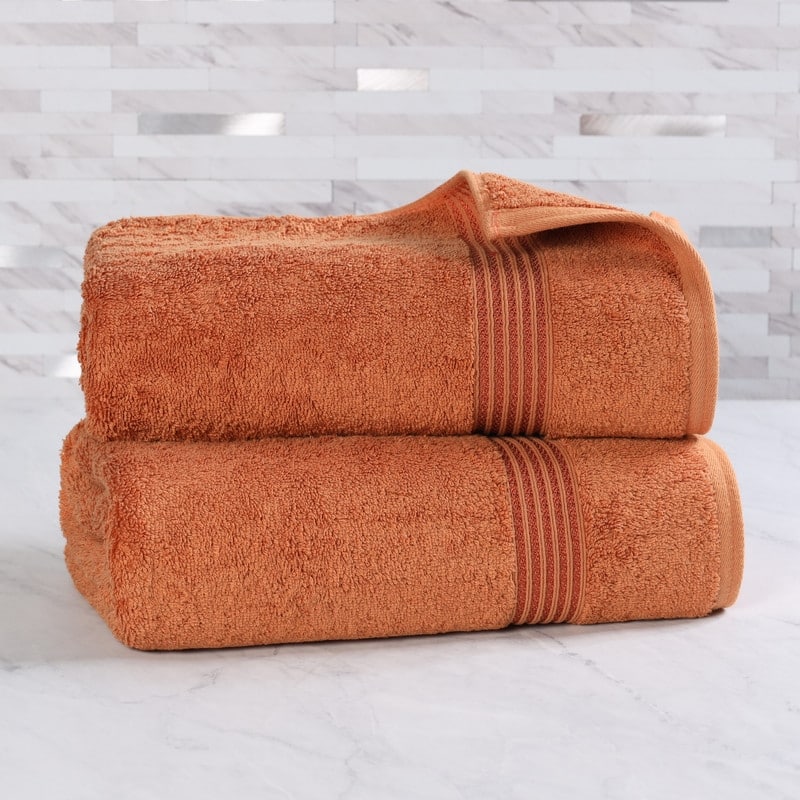 Superior Heritage Egyptian Cotton Absorbent Bath Sheet Set of 2
