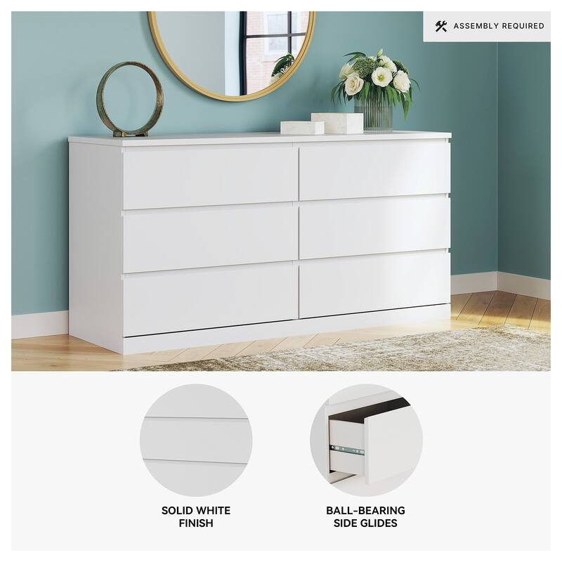 Signature Design by Ashley Onita White Dresser
